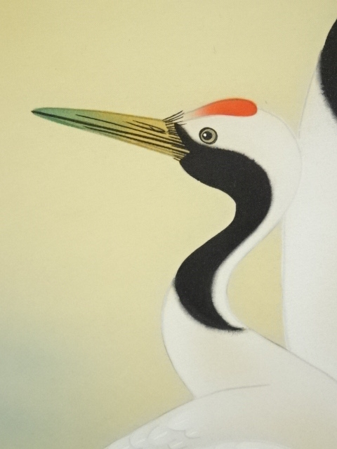 道具 ] - 道具 山下春月筆 松竹梅鶴亀 肉筆絹本掛軸（箱付） | ネット